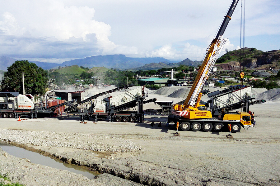 quartz crushing mashine